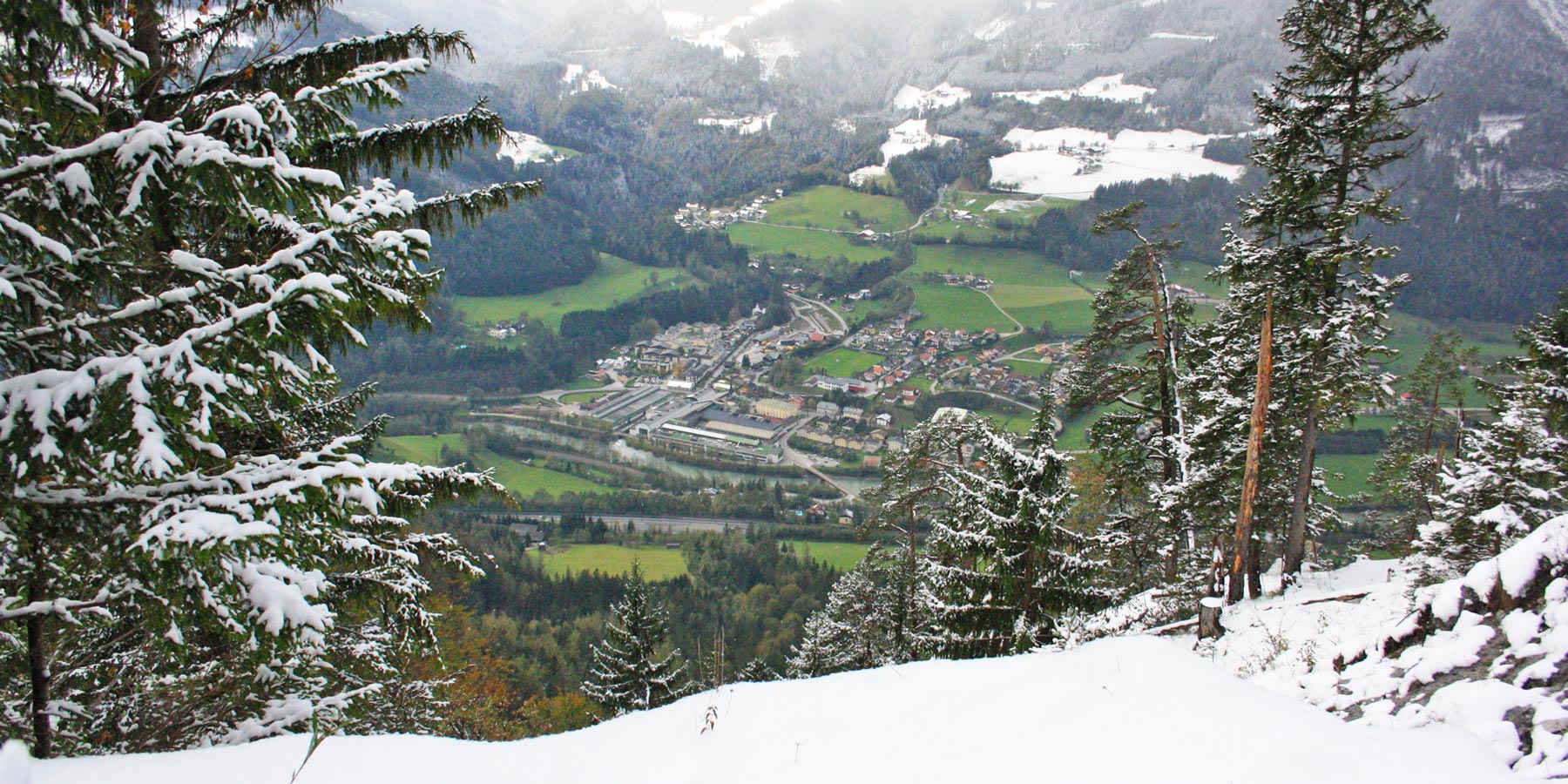 Views of Tenneck from the Ice Cave's entrance