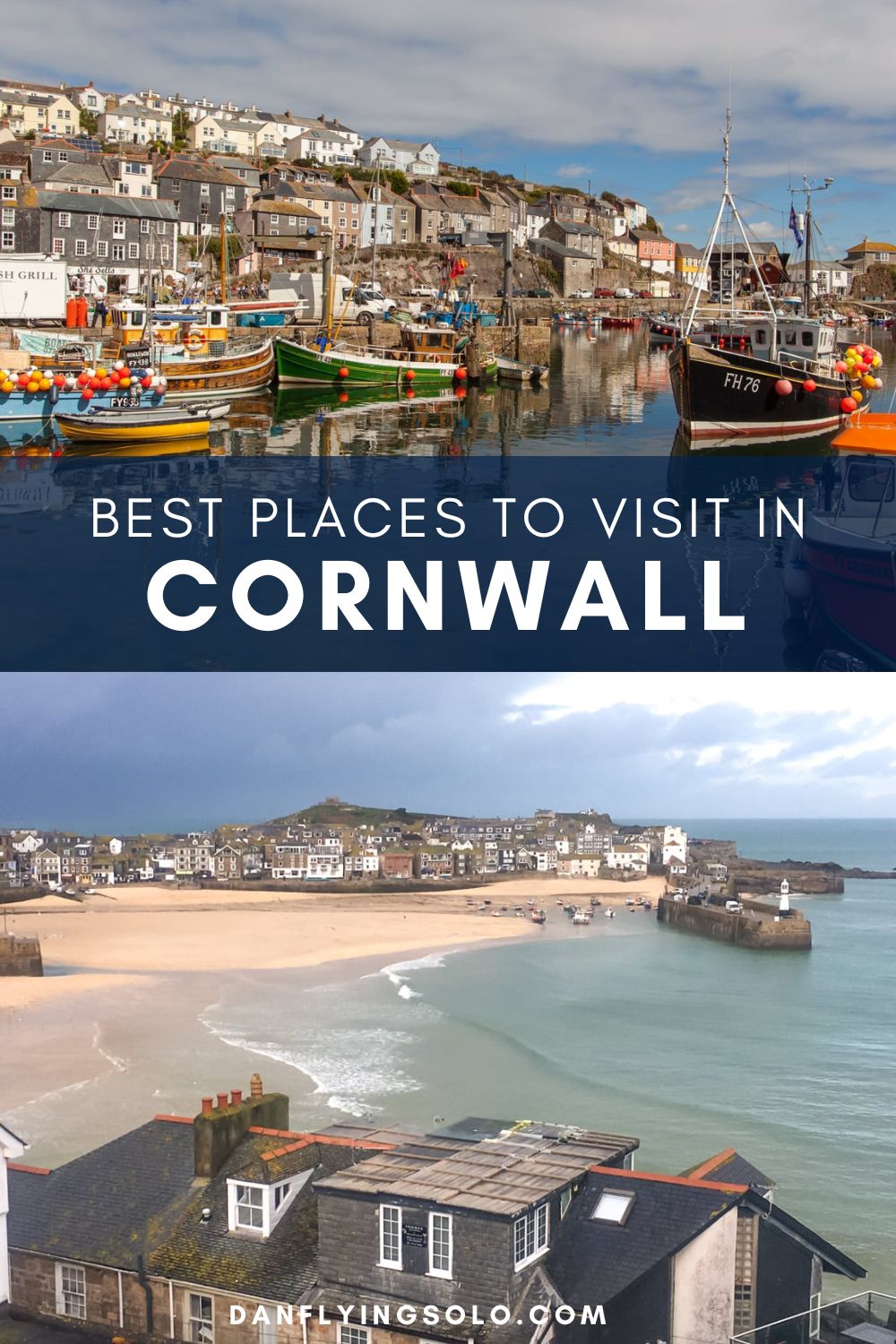 Save this pin of the best places to visit in Cornwall. This guide covers the most famous Cornwall attractions, prettiest villages, and awesome coastal stops.