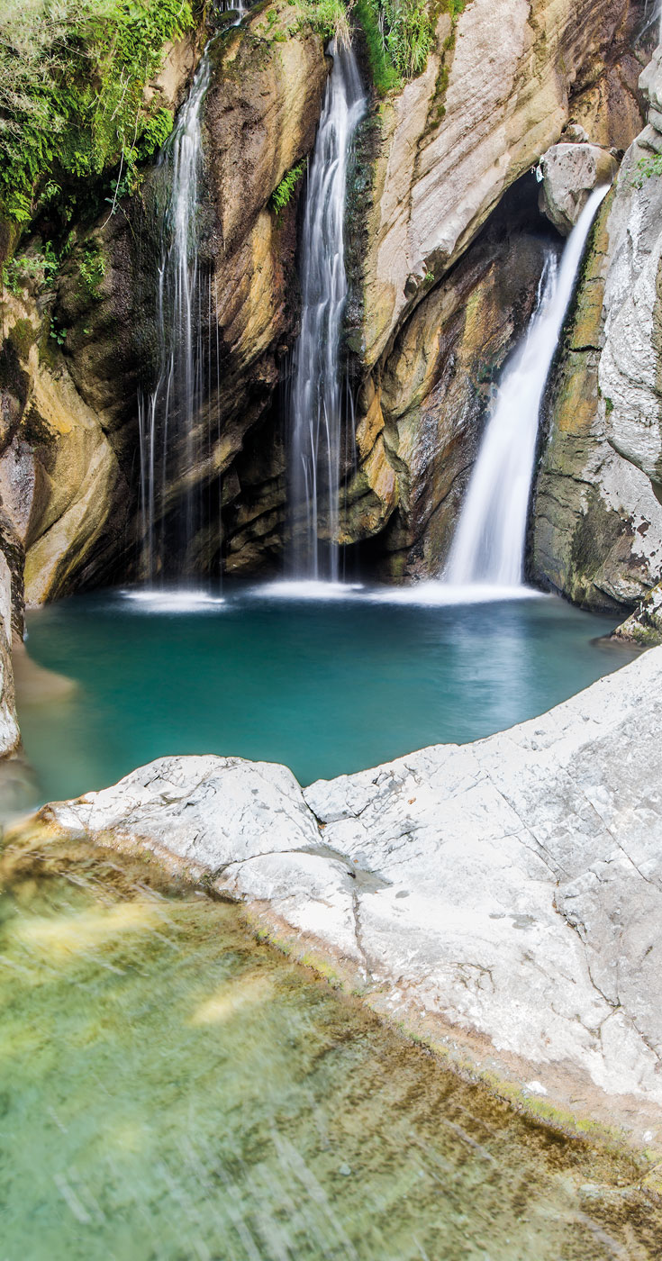 Bogove Albania Waterfall