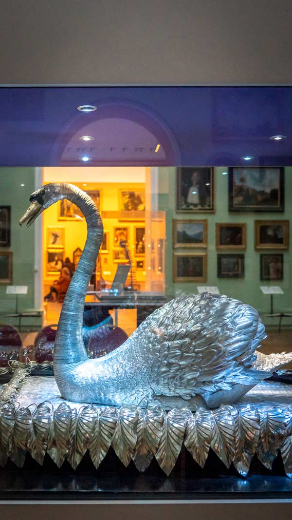 Silver Swan at the Bowes Museum