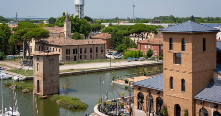 The canals of Cervia were central to the city's salt works