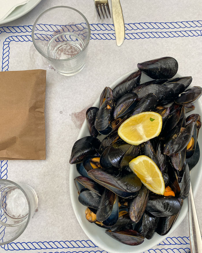The mussels farmed along this stretch of coast are particularly celebrated