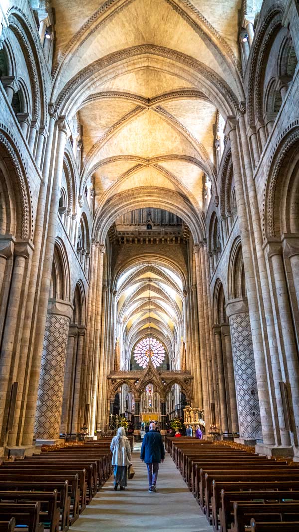 Inside Durham Cathedral