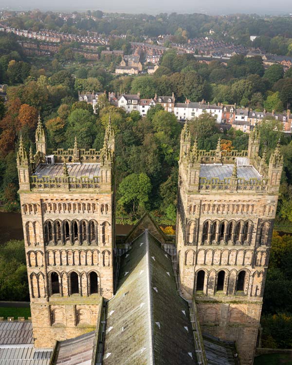 Views of the cathedral from Durham Tower