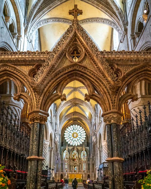 Inside Durham Cathedral