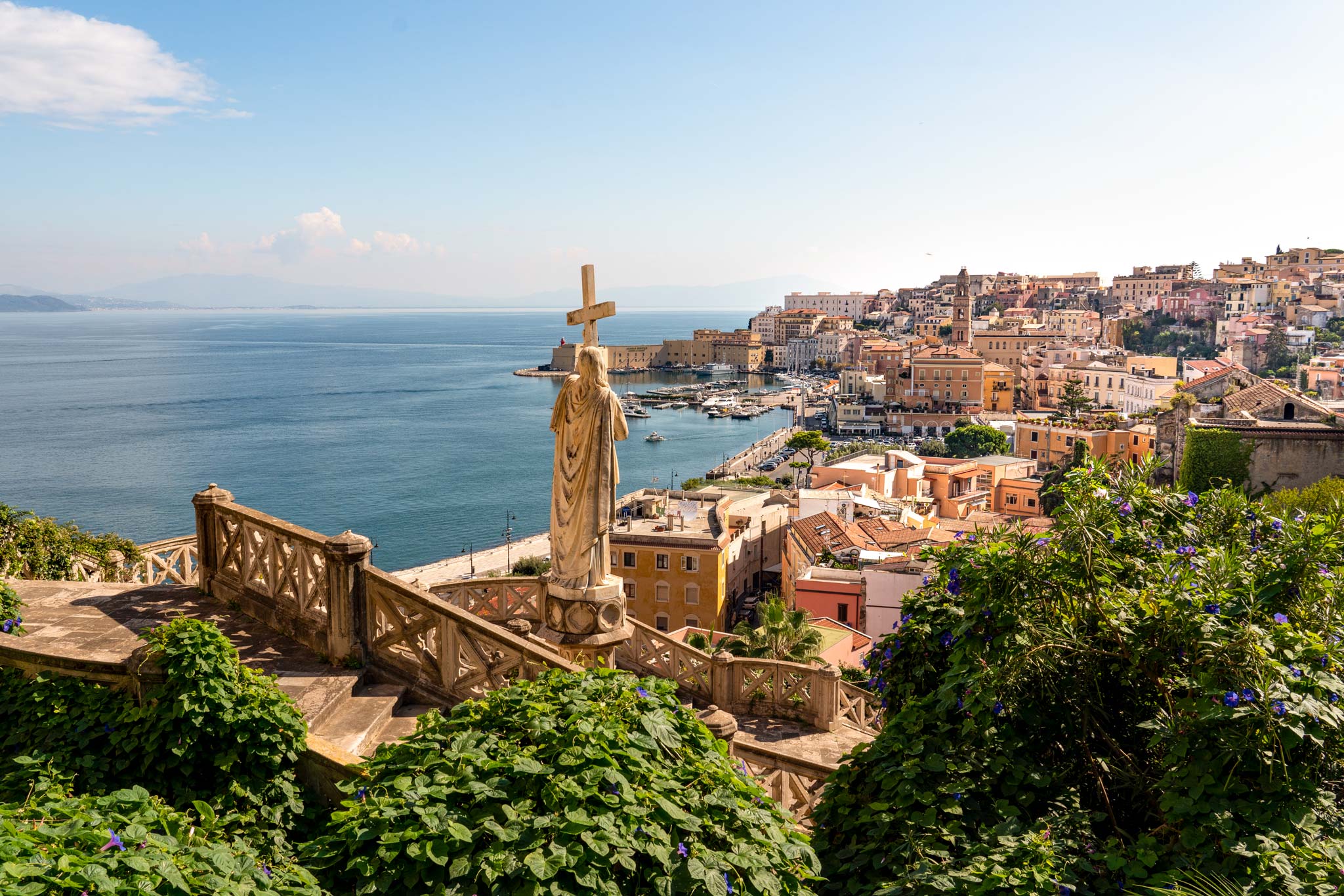 Over looking Gaeta and the sea, one of the most beautiful villages near Rome