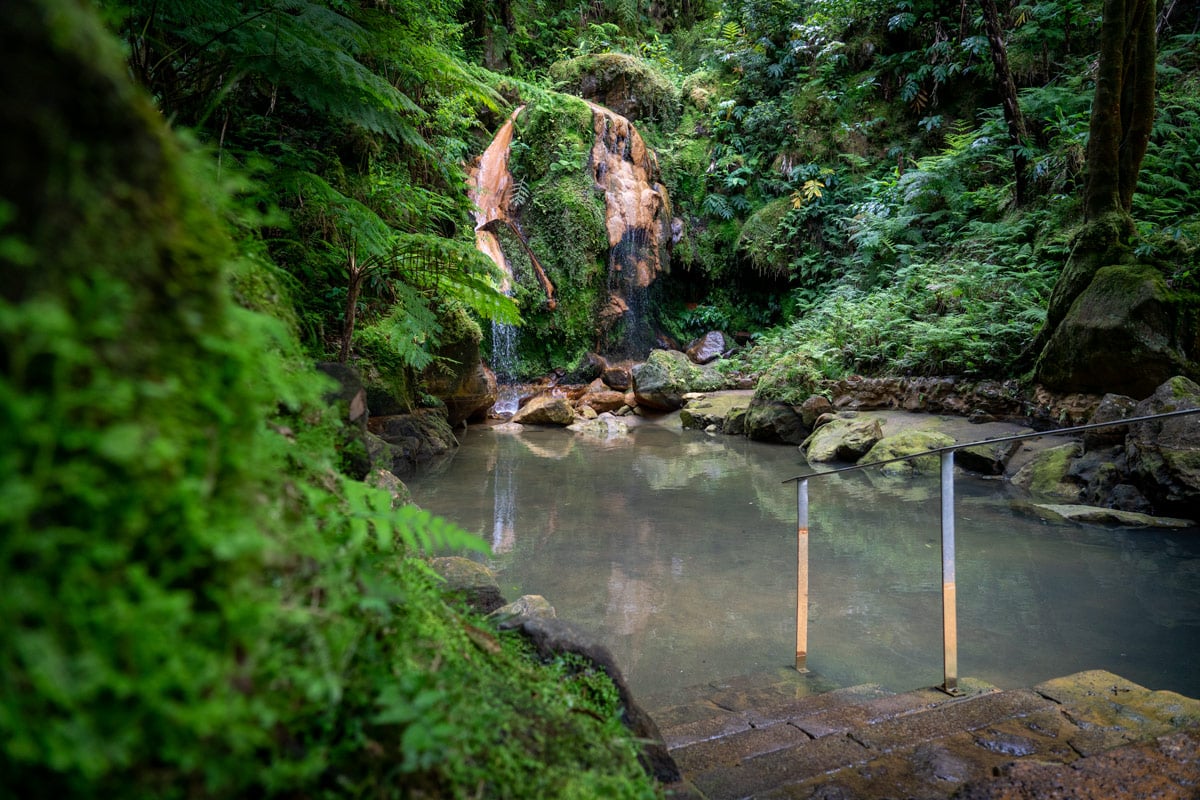 Refreshing hot springs on The Azores