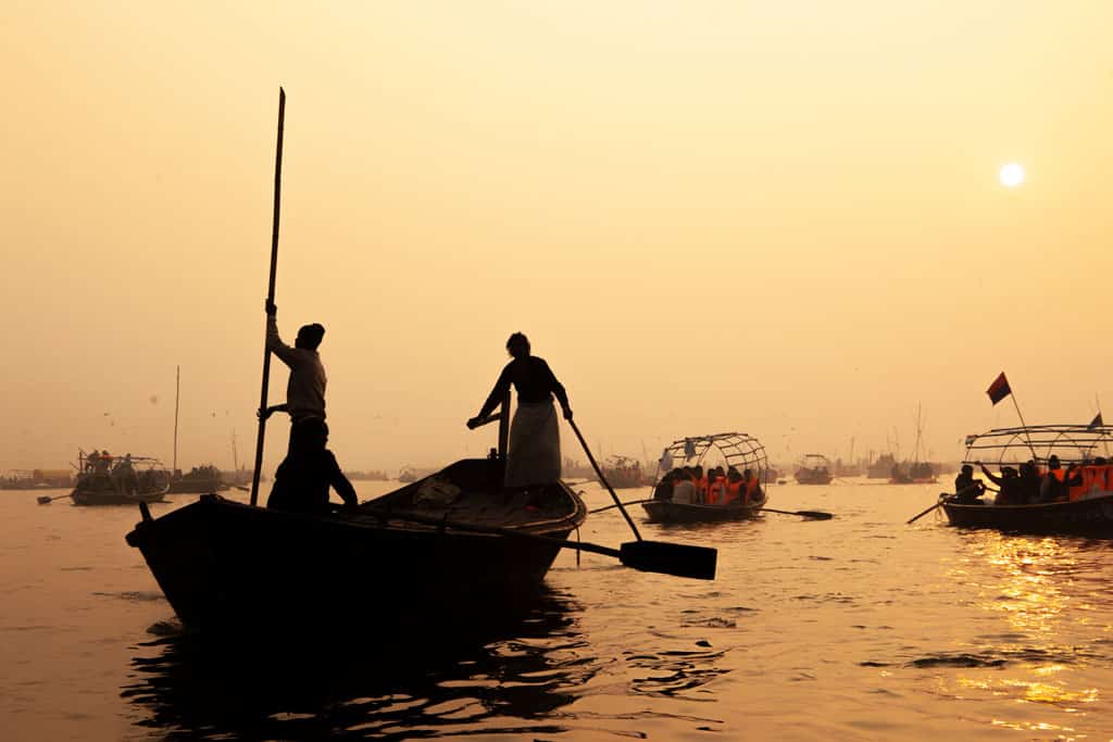 Kumbh Mela Boat Ride
