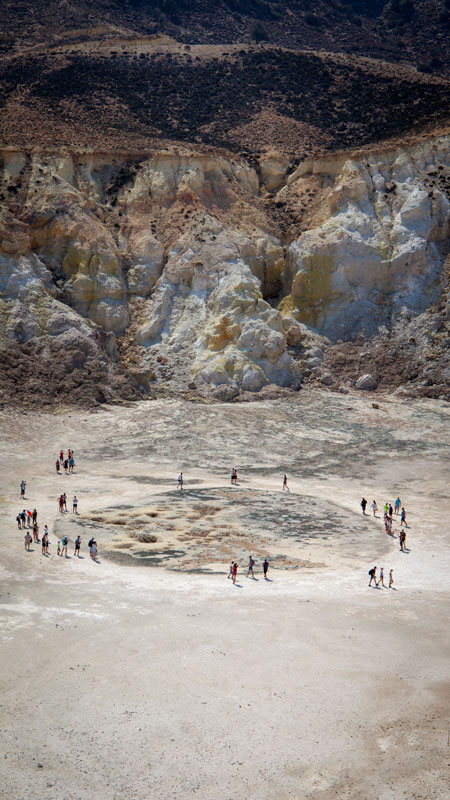 Nisyros Volcano Crater