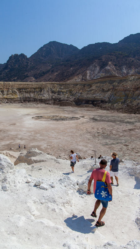 Nisyros Volcano Crater