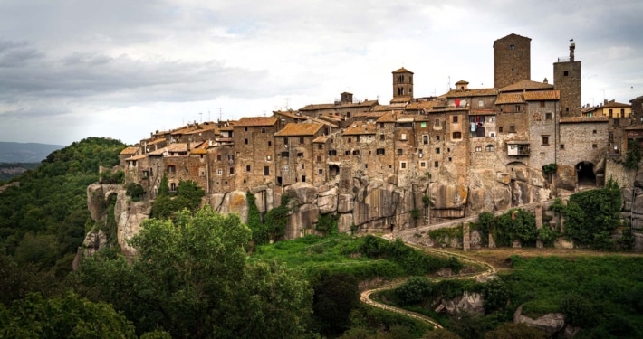 Places near Rome to visit like the small Italian town of Vitorchiano