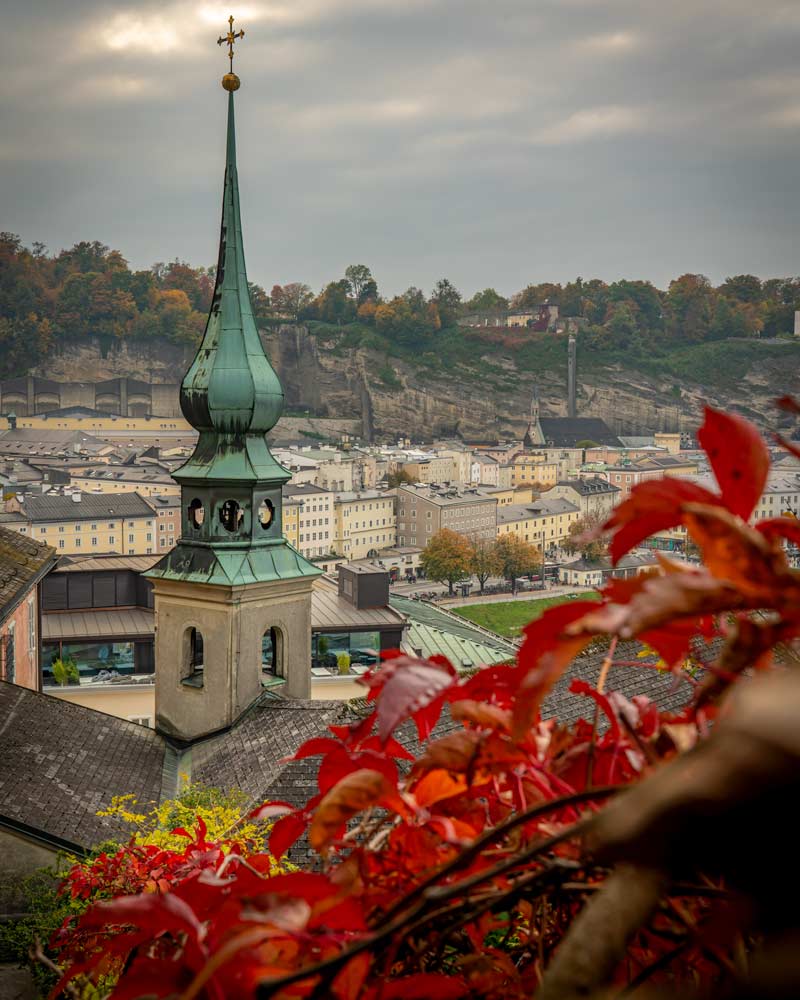 Hidden stairways and cobbled streets in alzburg