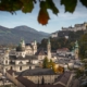 A panoramic view of Salzburg from the modern museum