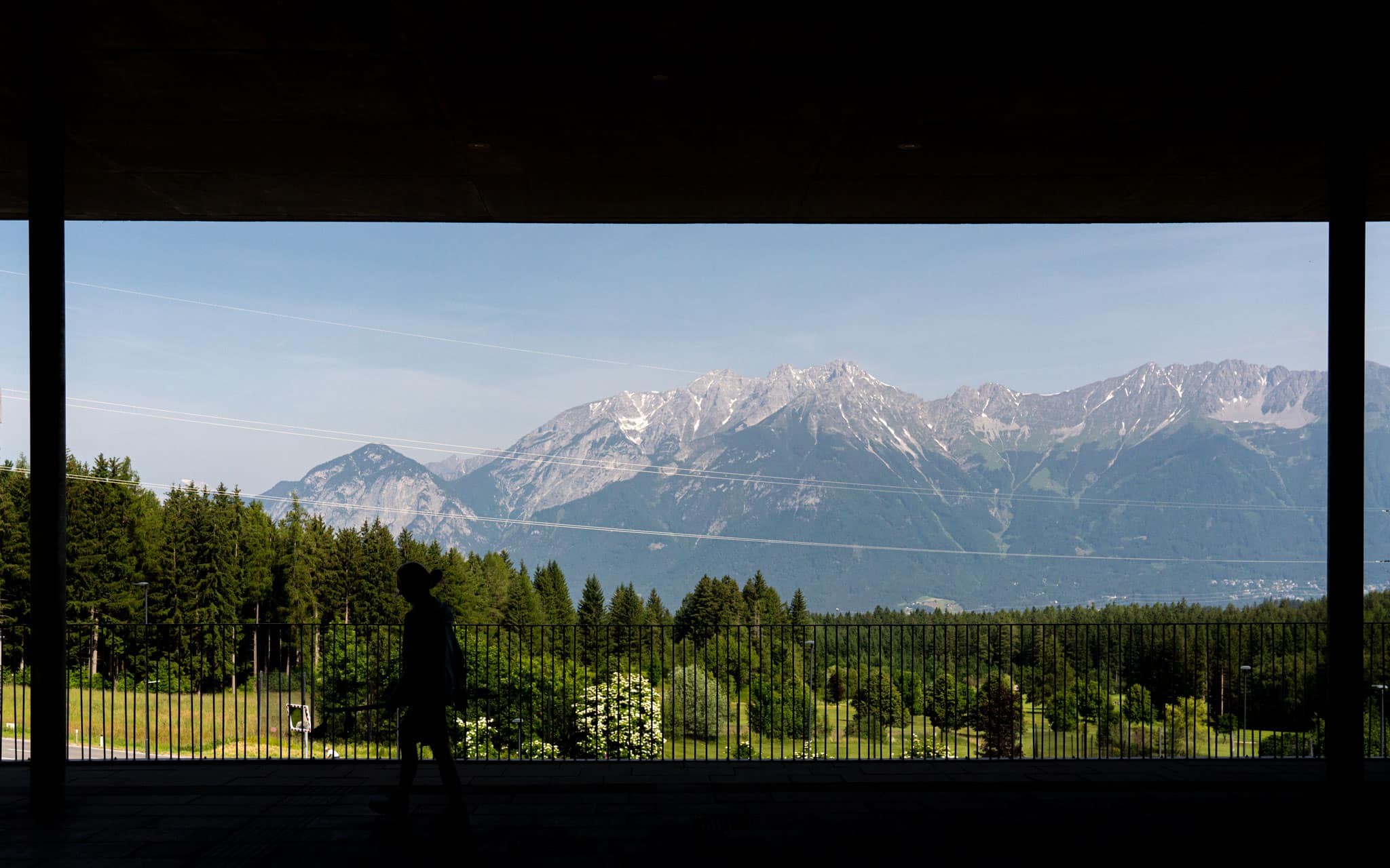 The Patscherkofel Cable Car can lead to trails or simply coffee