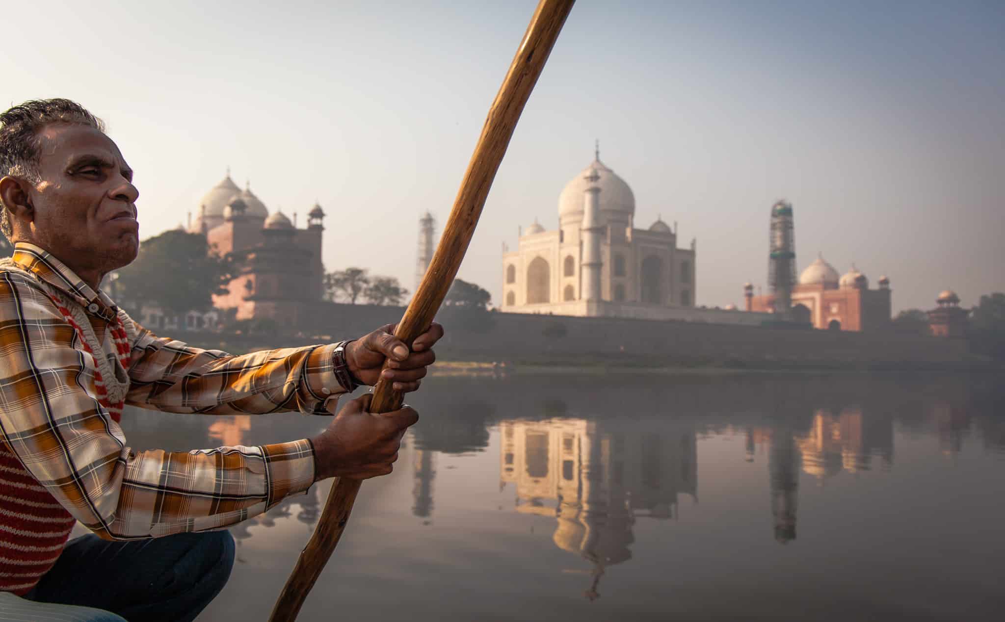 Taj Mahal Boat Ride