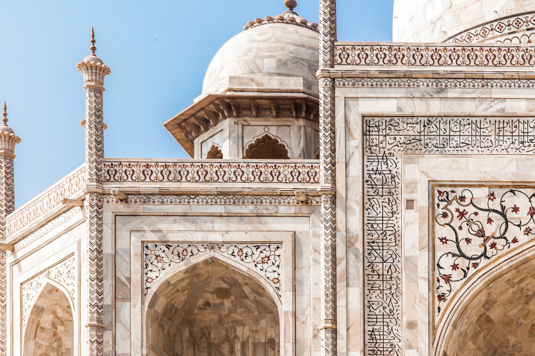 Taj Mahal Close Up